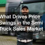 What Drives Price Swings in the Semi Truck Sales Market